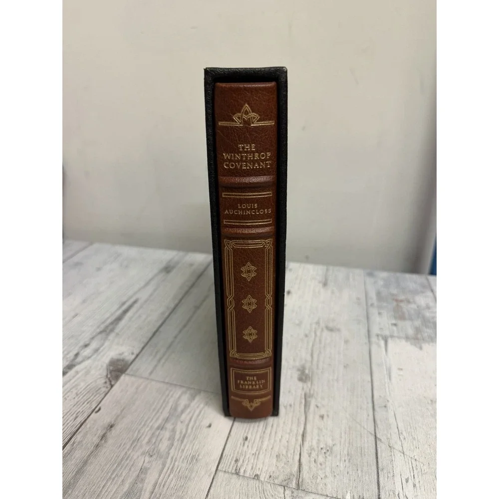 THE WINTHROP COVENANT The Franklin Library Leather 1st Edition Society Slipcover